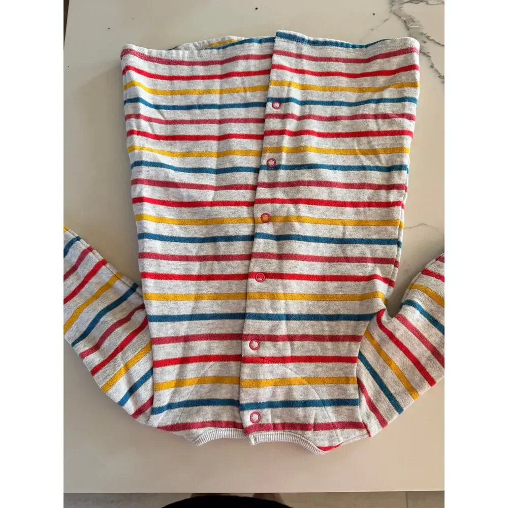 Baby Boden Striped Dress - Warm Cotton Blend (6-12 Months)